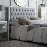 Gloucester Grey Fabric Upholstered Bed Frame - Pendle Village Furniture